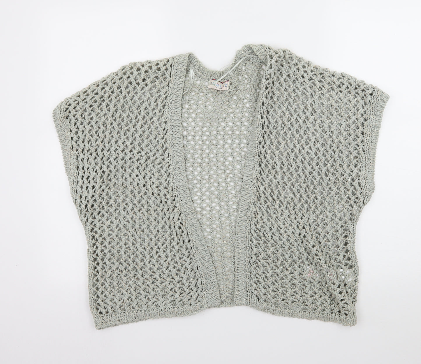 Peacocks Womens Green  Knit Cardigan Jumper Size 14