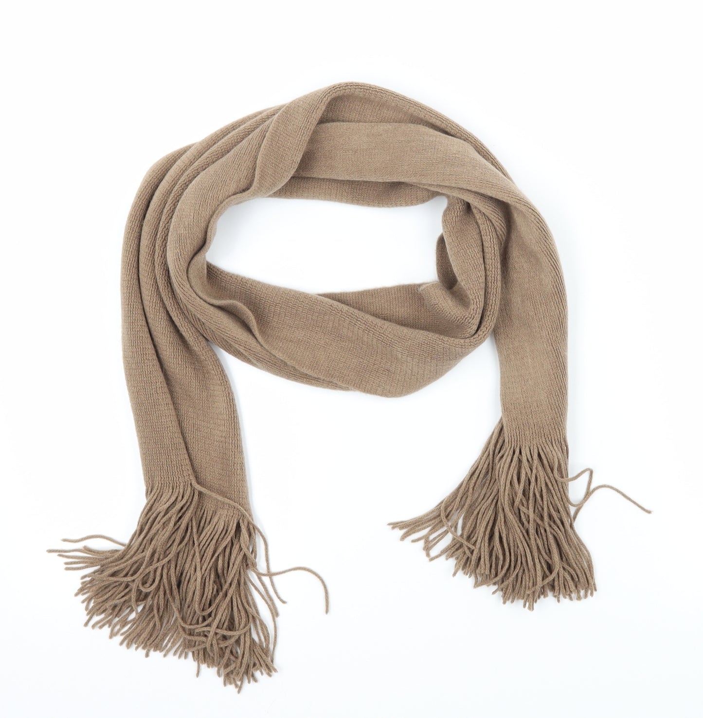 Preworn Womens Brown  Knit  Scarf