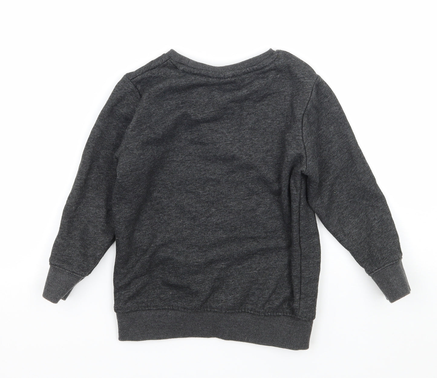 Favourites Boys Grey  Jersey Pullover Sweatshirt Size 3 Years