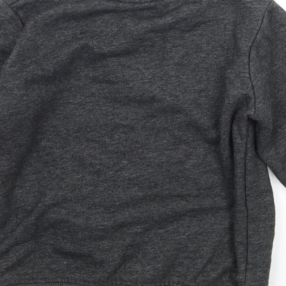 Favourites Boys Grey  Jersey Pullover Sweatshirt Size 3 Years