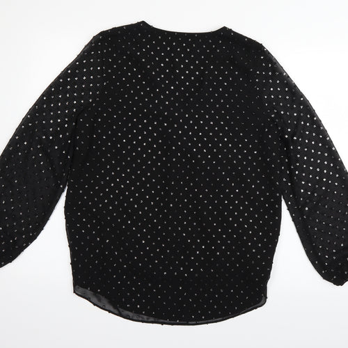 F&F Womens Black   Basic Blouse Size 10