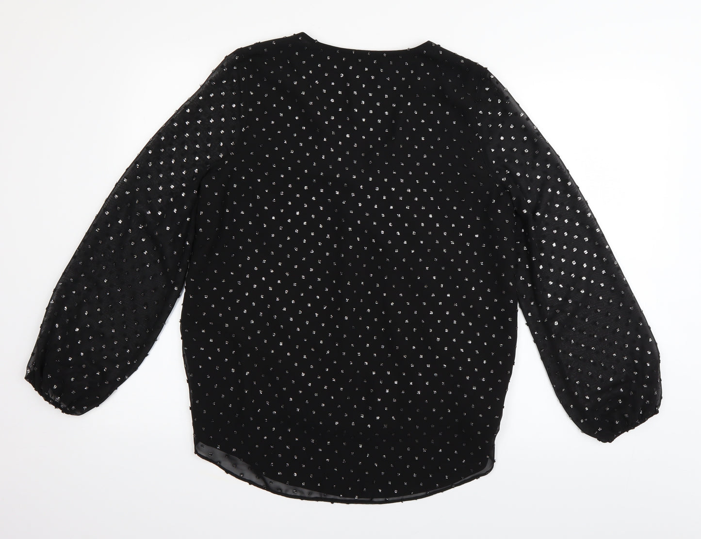 F&F Womens Black   Basic Blouse Size 10