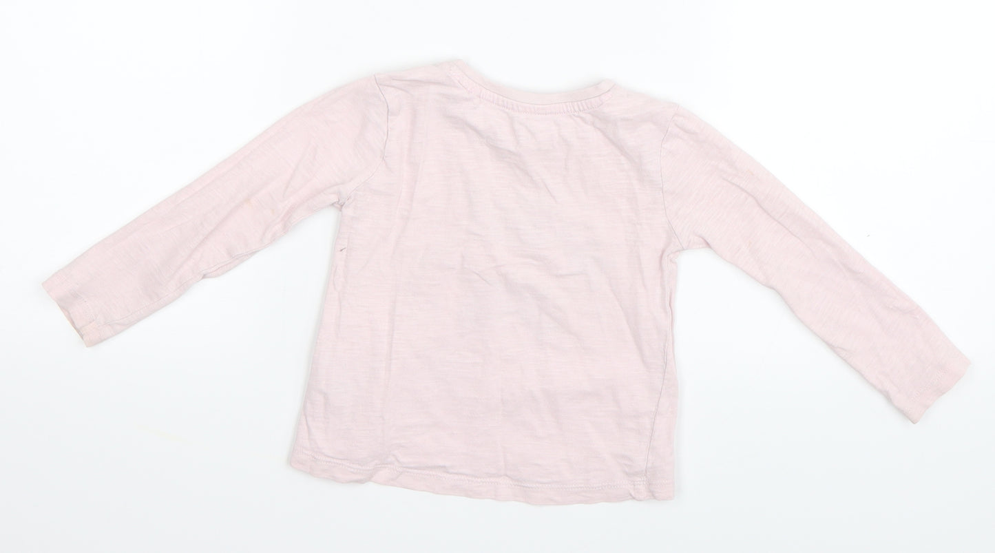 TU Girls Pink   Basic T-Shirt Size 12-18 Months