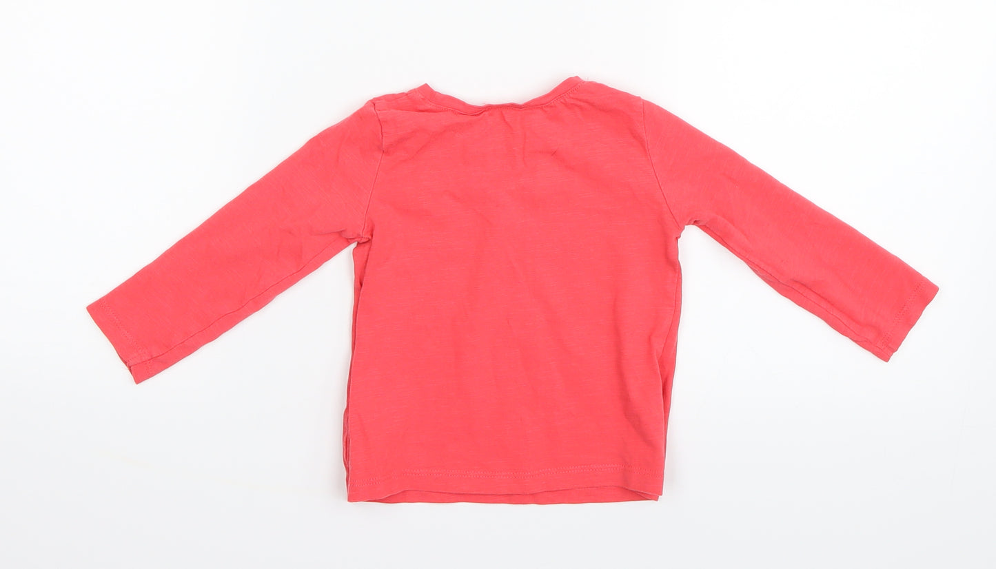 TU Girls Pink   Basic T-Shirt Size 9-12 Months