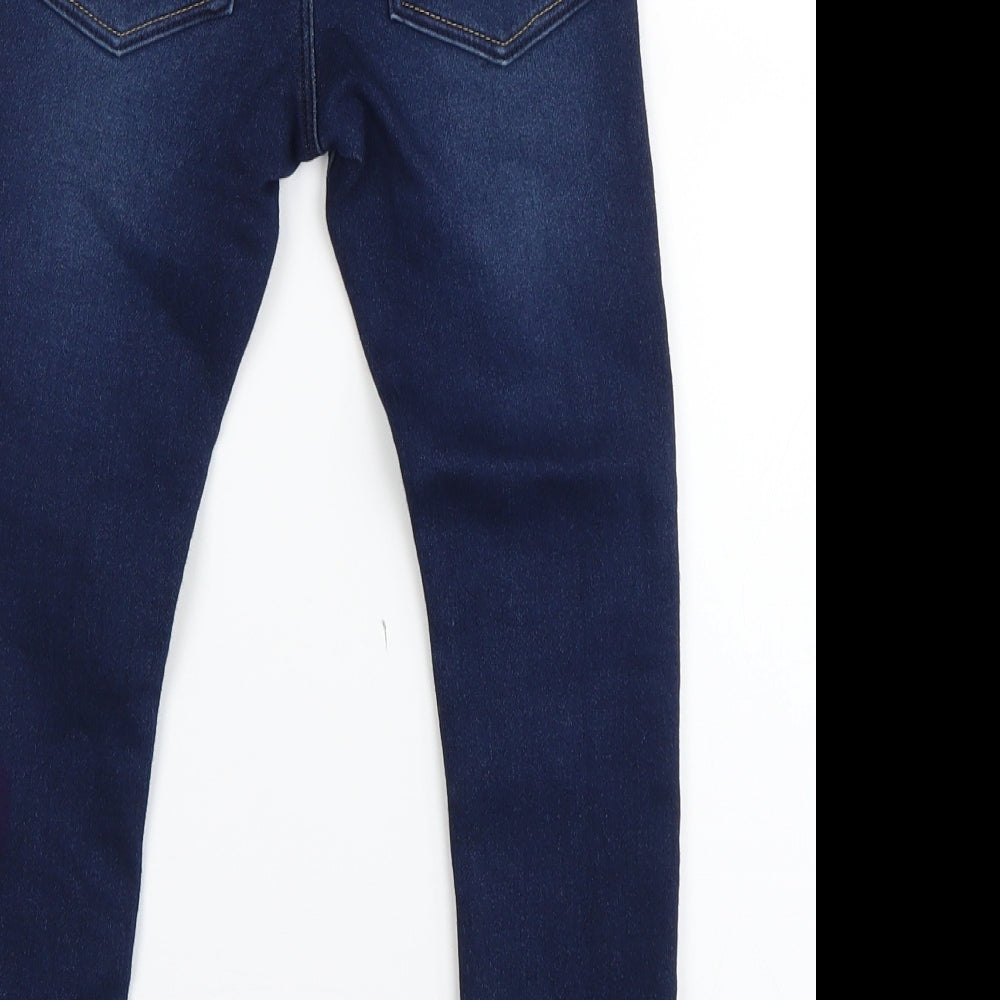 F&F Boys Blue  Denim Skinny Jeans Size 4-5 Years