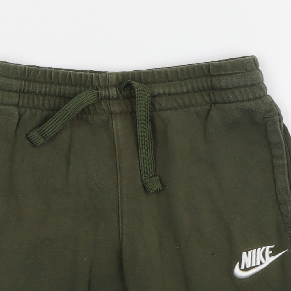 Nike Boys Green   Sweat Shorts Size 3-4 Years