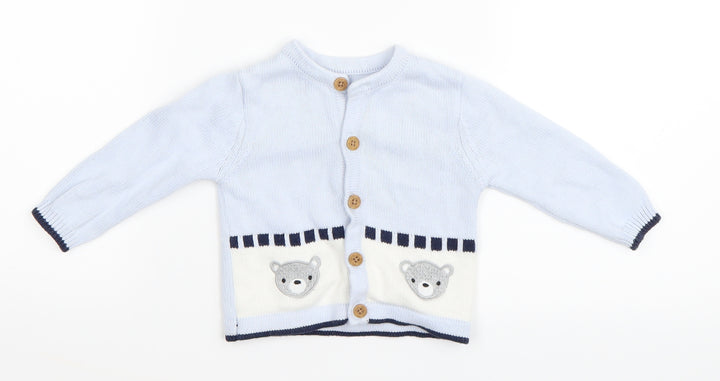 Nutmeg Baby Blue   Cardigan Jumper Size 3-6 Months