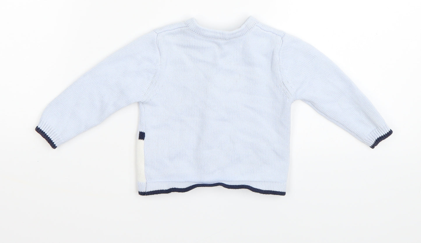 Nutmeg Baby Blue   Cardigan Jumper Size 3-6 Months