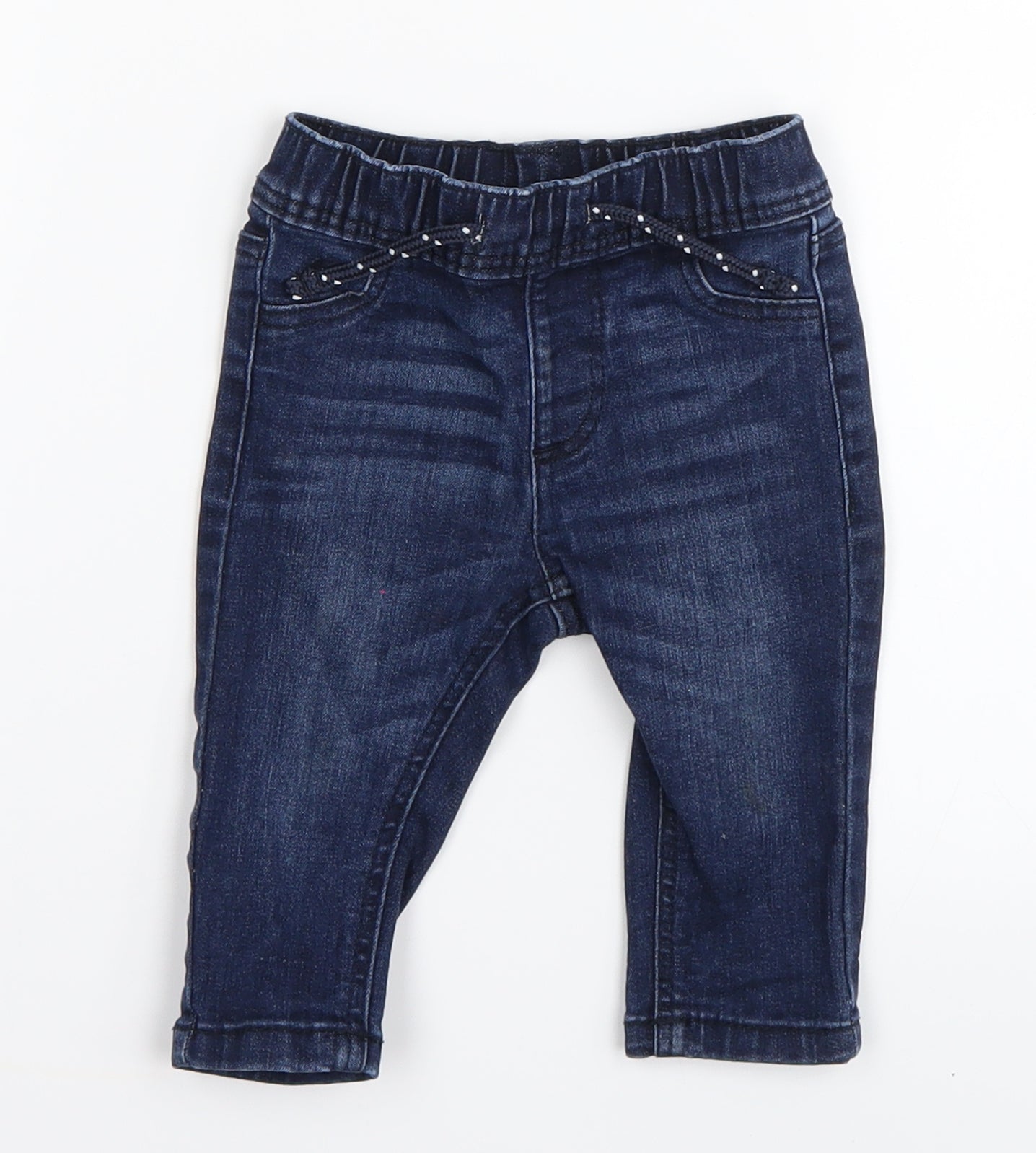 Primark Baby Blue  Denim Capri Jeans Size 3-6 Months