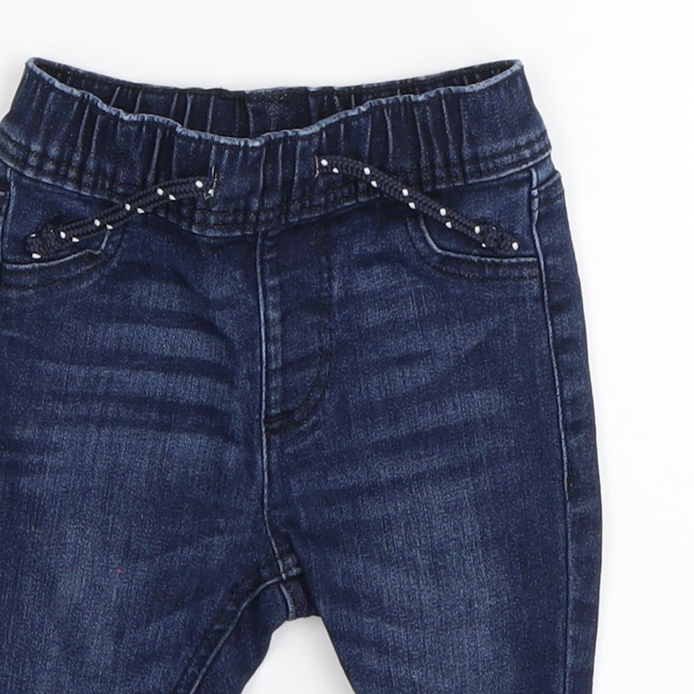 Primark Baby Blue  Denim Capri Jeans Size 3-6 Months