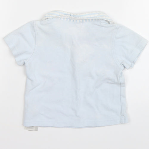 Tutto Piccolo Baby Blue   Basic Polo Size Newborn