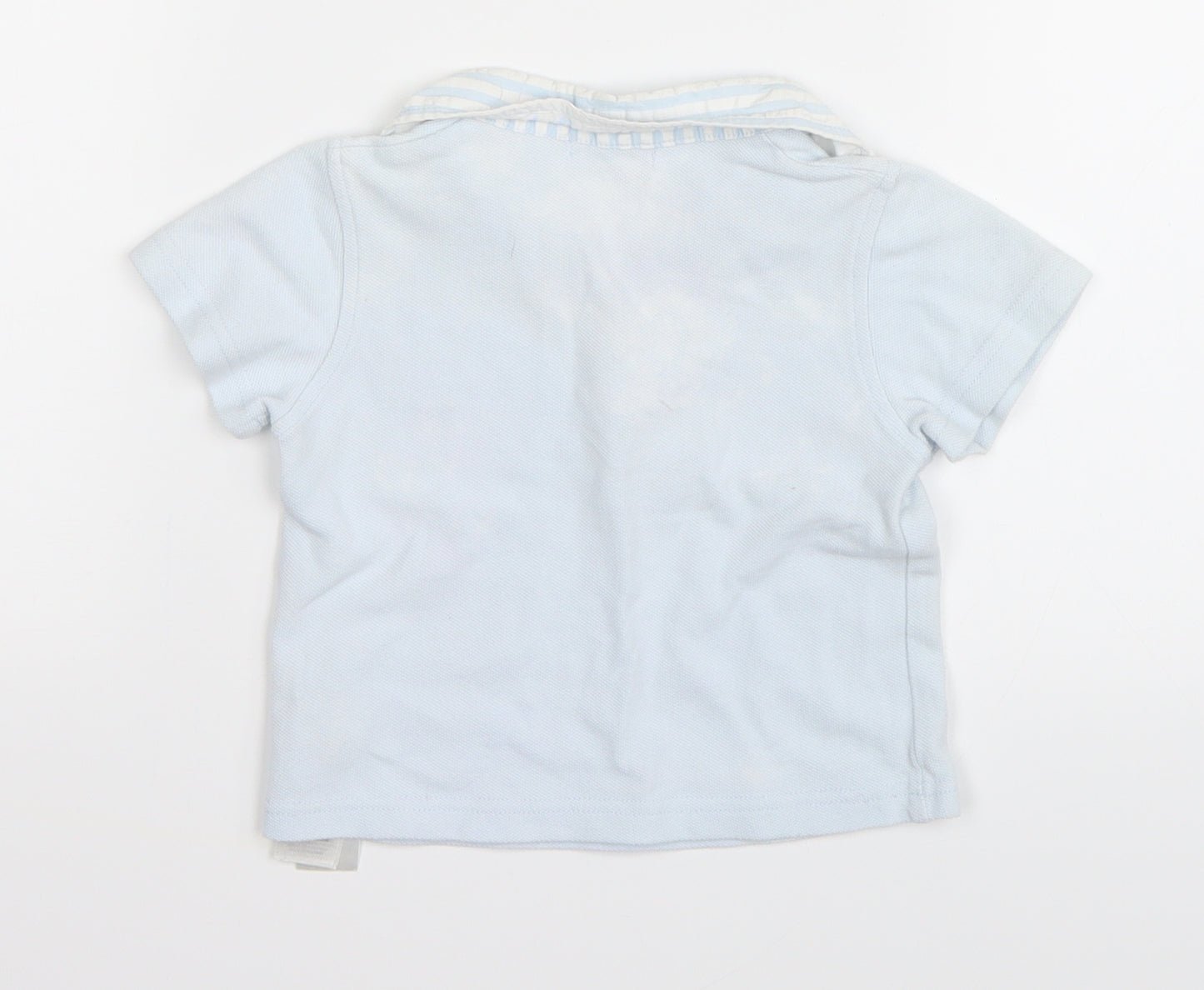 Tutto Piccolo Baby Blue   Basic Polo Size Newborn