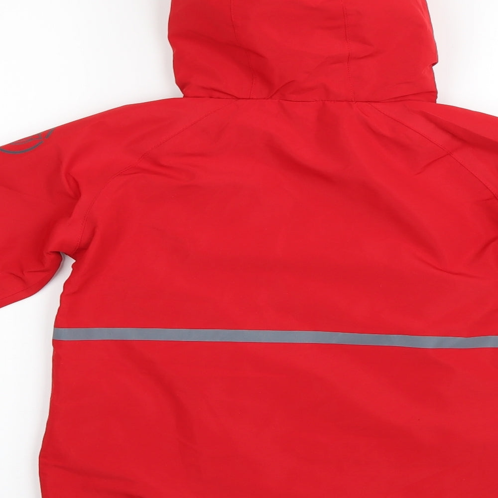 NEXT Boys Red   Anorak Coat Size 7 Years