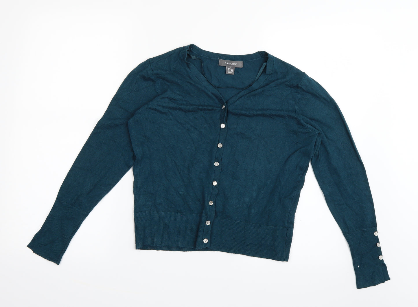 Primark Womens Blue   Cardigan Jumper Size M