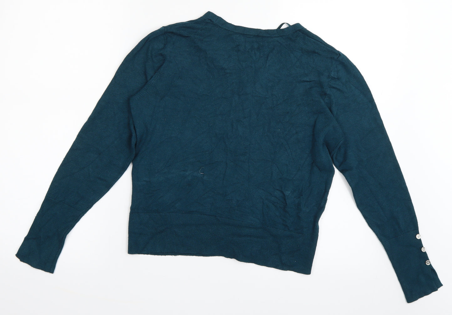 Primark Womens Blue   Cardigan Jumper Size M