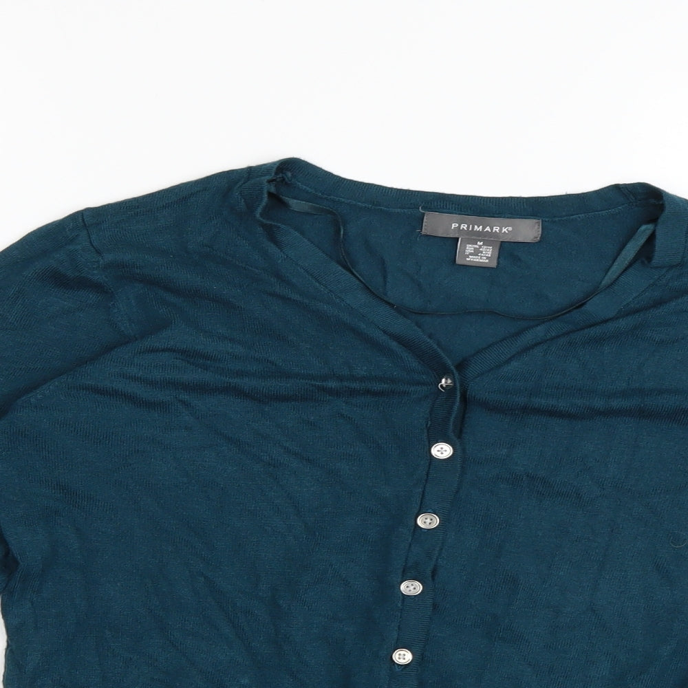 Primark Womens Blue   Cardigan Jumper Size M