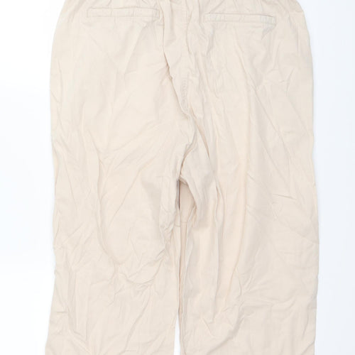 Anthology Womens Beige   Cargo Trousers Size 12 L20 in