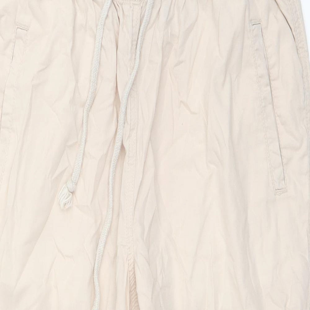 Anthology Womens Beige   Cargo Trousers Size 12 L20 in