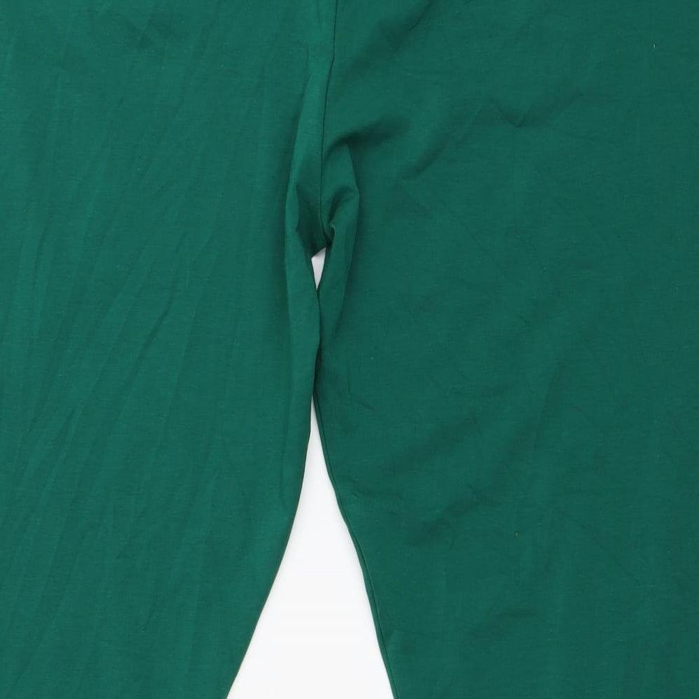 Mantaray Womens Green   Capri Leggings Size 22 L26 in