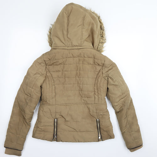 F&F Womens Beige   Parka Coat Size M
