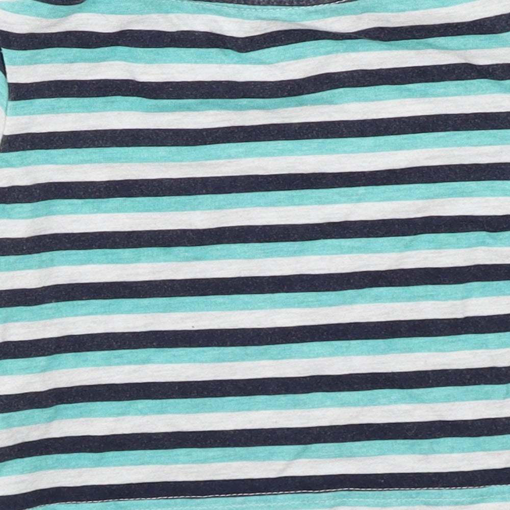 Early days Boys Grey Striped  Basic T-Shirt Size 2 Years