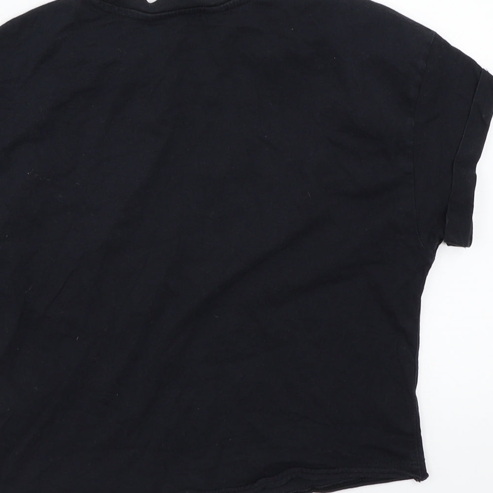 Newlook Girls Black   Basic T-Shirt Size 11 Years
