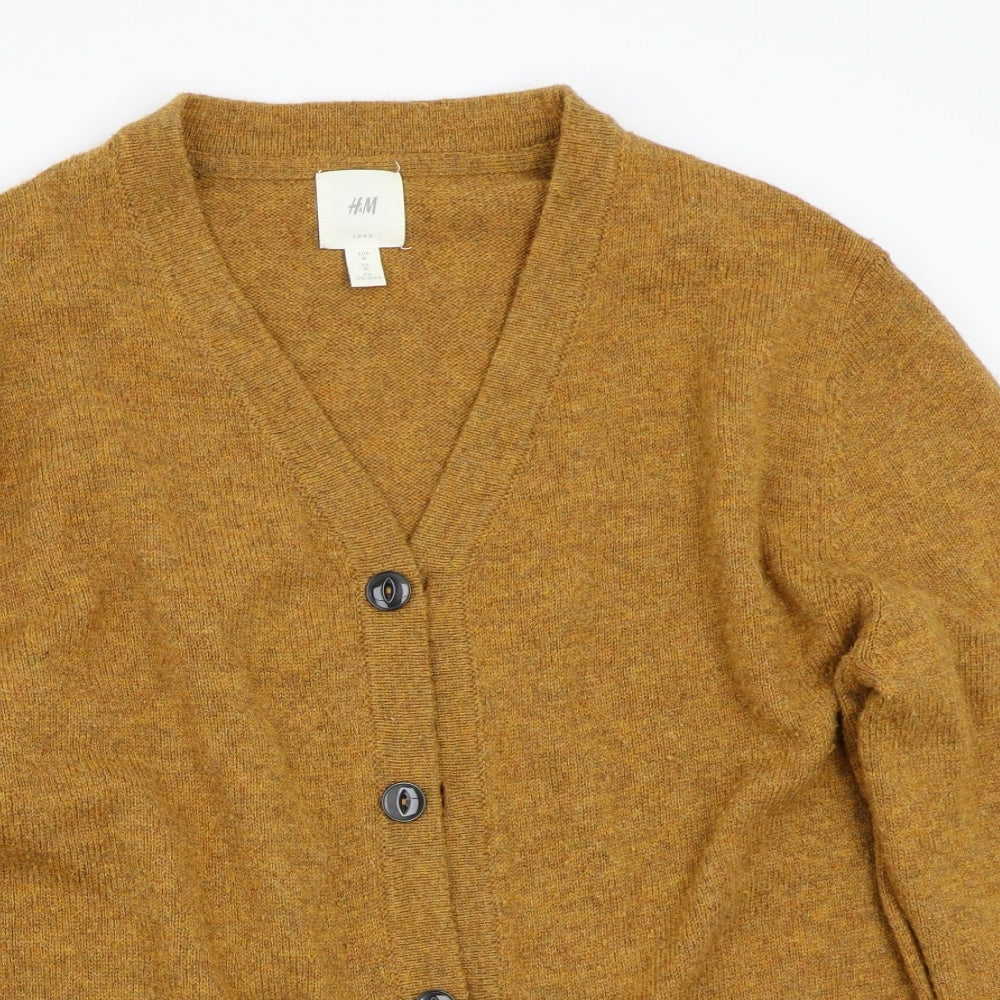 H&M Womens Brown   Cardigan Jumper Size M