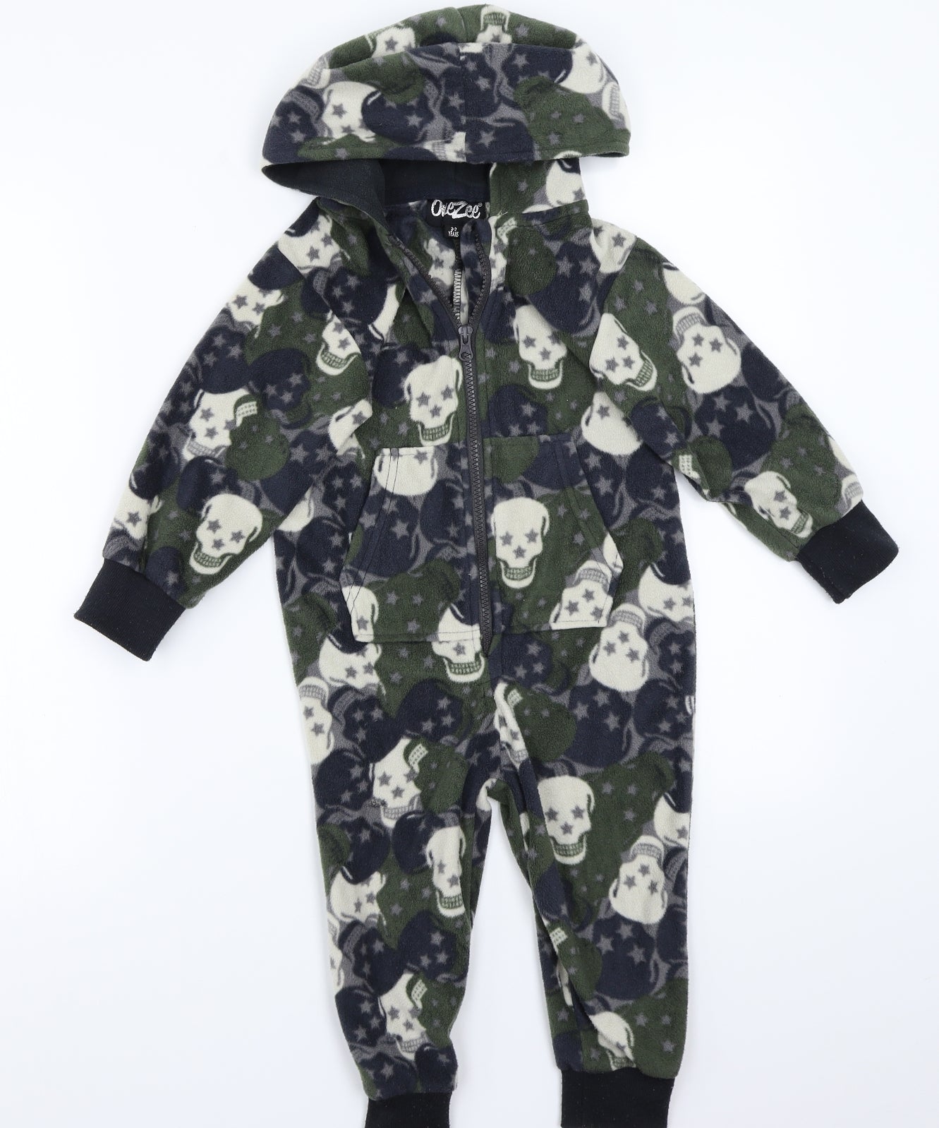 Onezee Boys Green Camouflage   One Piece Size 3 Years