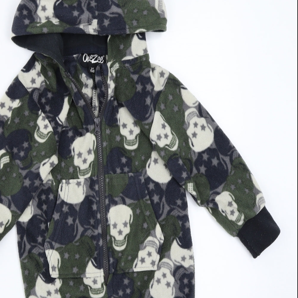 Onezee Boys Green Camouflage   One Piece Size 3 Years