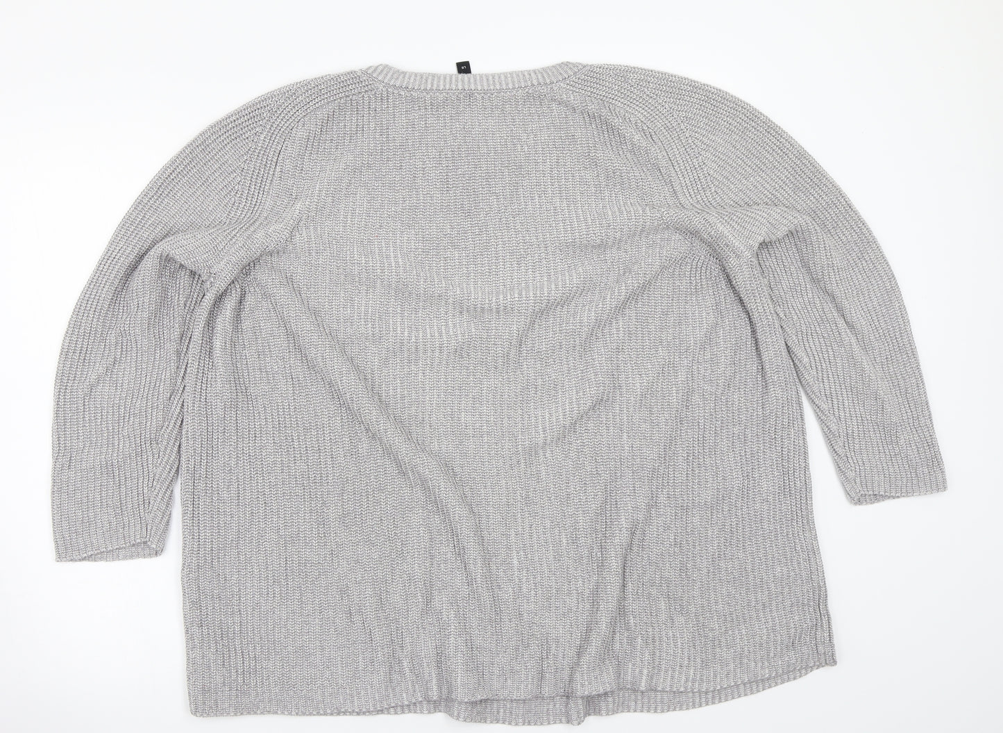 Eileen Fisher Womens Grey   Pullover Jumper Size L
