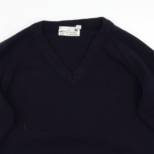Michael Sehgal Womens Blue   Pullover Jumper Size 10