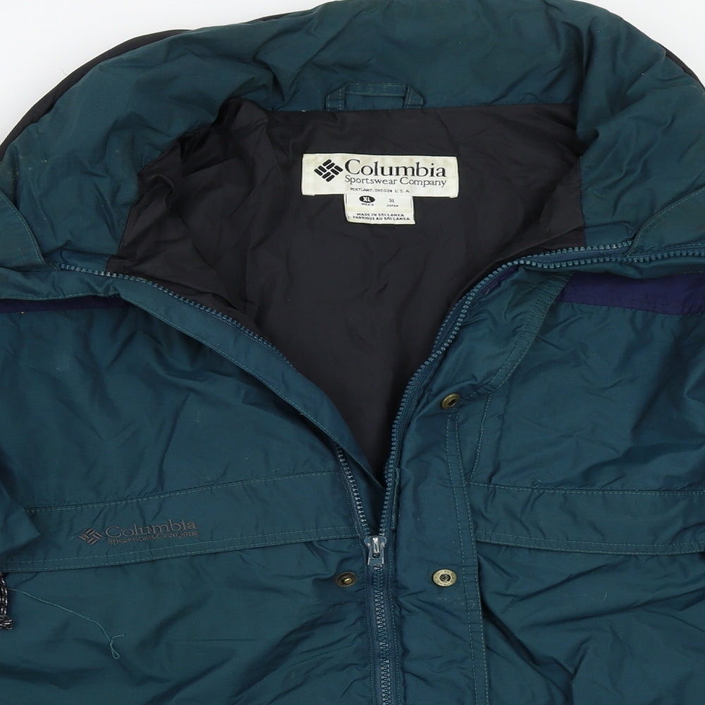 Columbia Mens Green   Jacket Coat Size XL