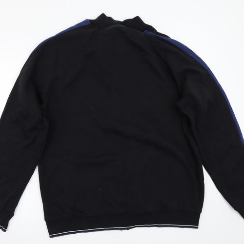 Usath Mens Black   Jacket Coat Size XL