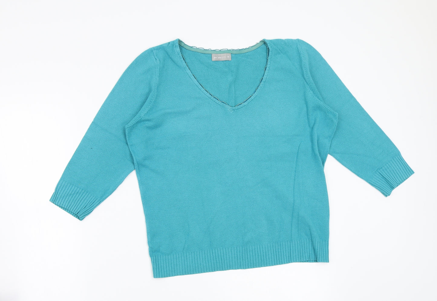 Per Una Womens Blue   Pullover Jumper Size 14