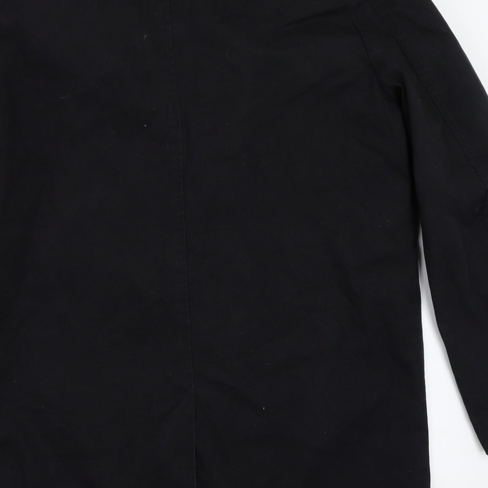 H&M Mens Black   Jacket Coat Size 38