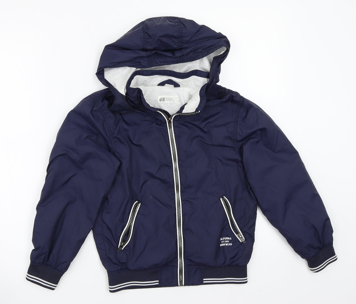 H&M Boys Blue   Jacket Coat Size 8 Years