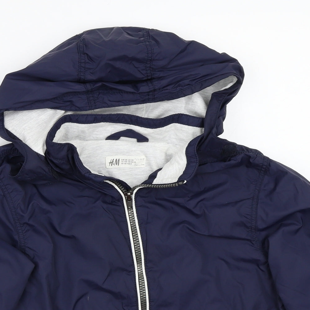 H&M Boys Blue   Jacket Coat Size 8 Years