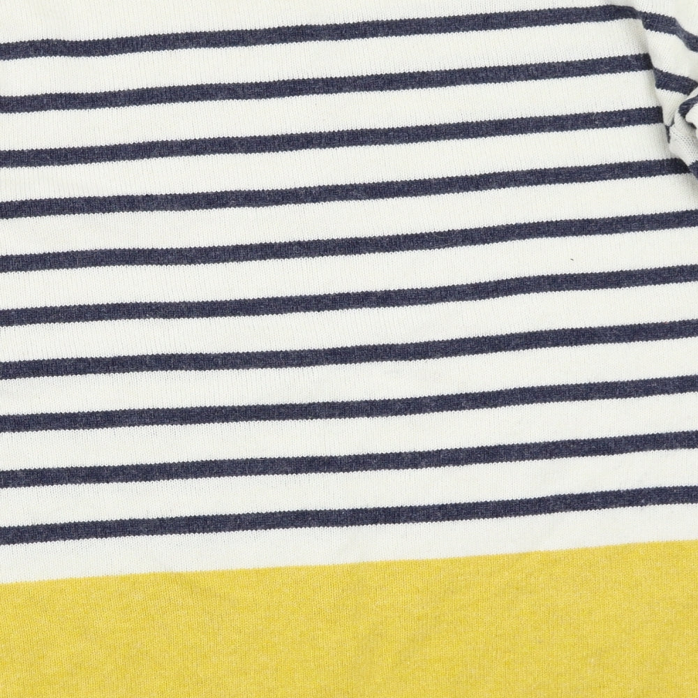 TU Womens Yellow Striped  Pullover Jumper Size 18