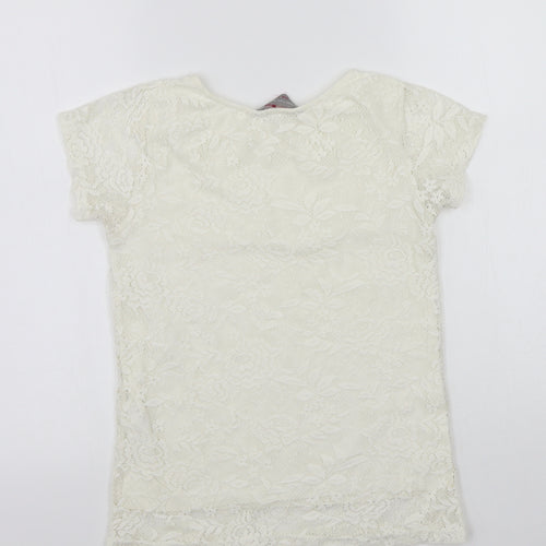 Dorothy Perkins Womens White   Basic T-Shirt Size 6