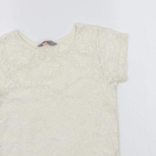 Dorothy Perkins Womens White   Basic T-Shirt Size 6