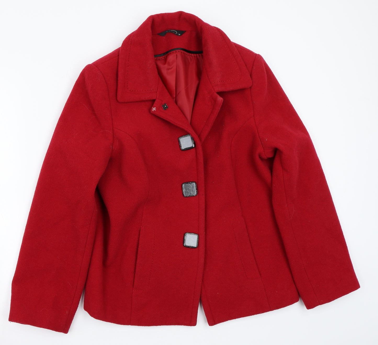 BM Womens Red   Jacket Coat Size 14
