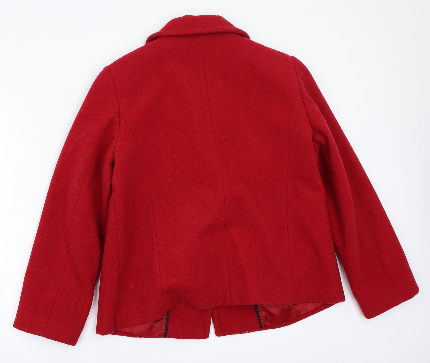 BM Womens Red   Jacket Coat Size 14