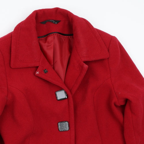 BM Womens Red   Jacket Coat Size 14