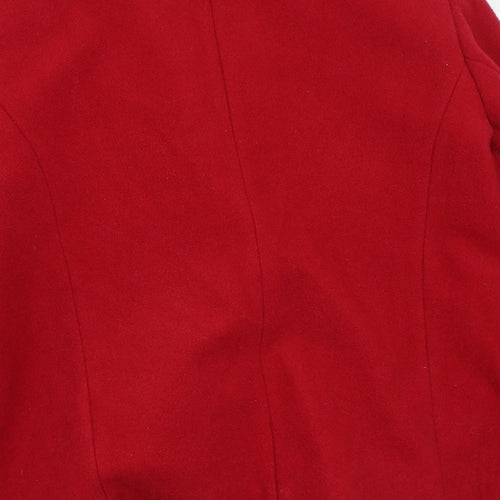 BM Womens Red   Jacket Coat Size 14
