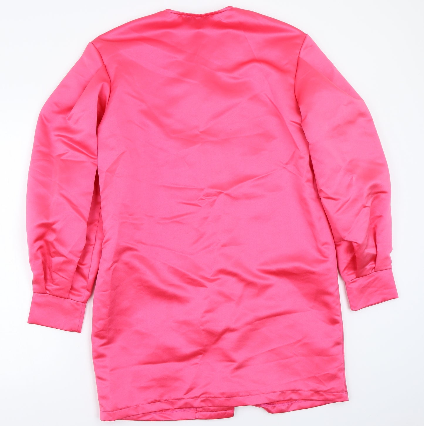 PRETTYLITTLETHING Womens Pink   Jacket Coat Size 10