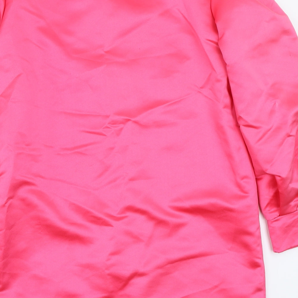 PRETTYLITTLETHING Womens Pink   Jacket Coat Size 10