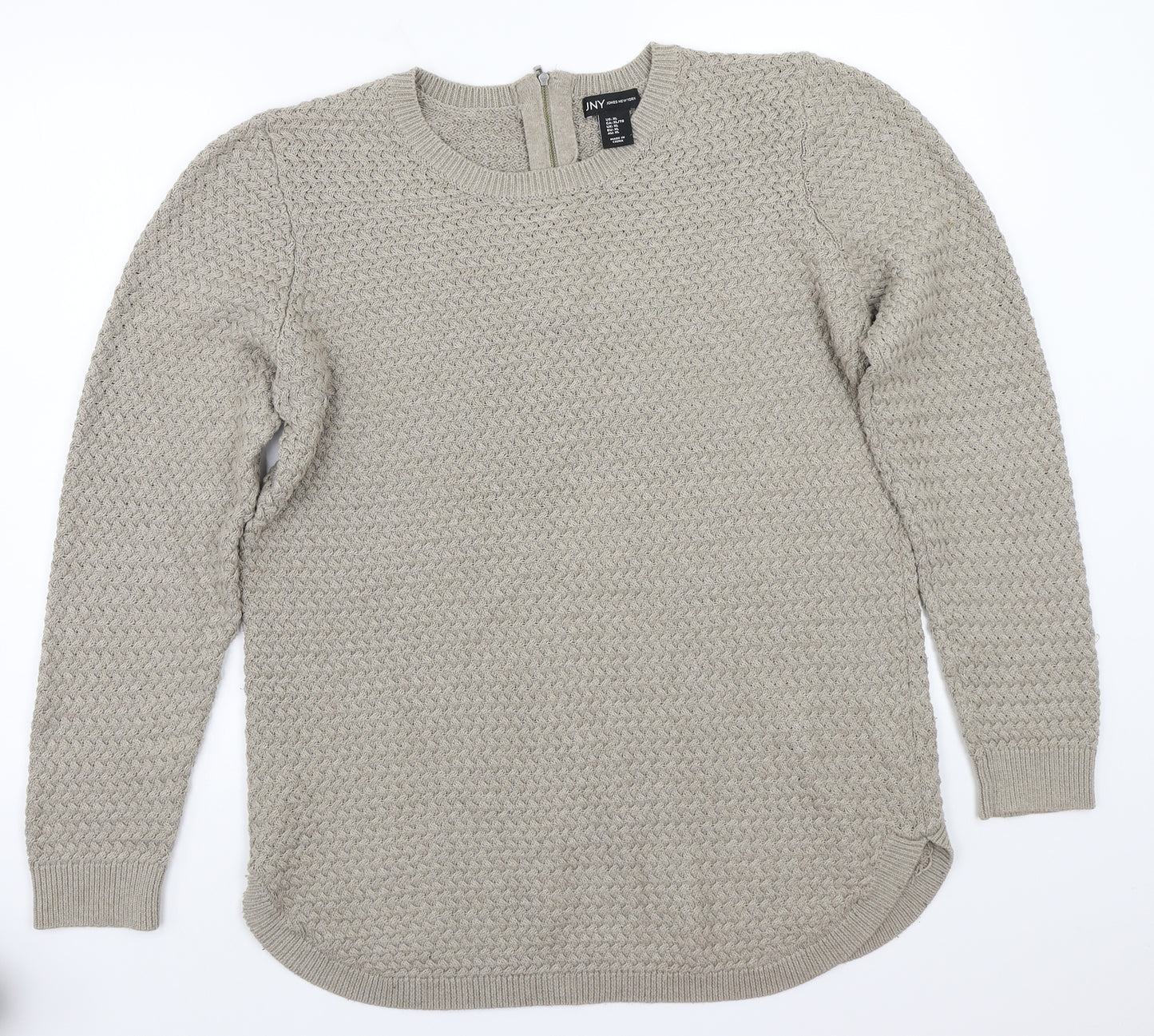 JNY Womens Brown   Pullover Jumper Size XL