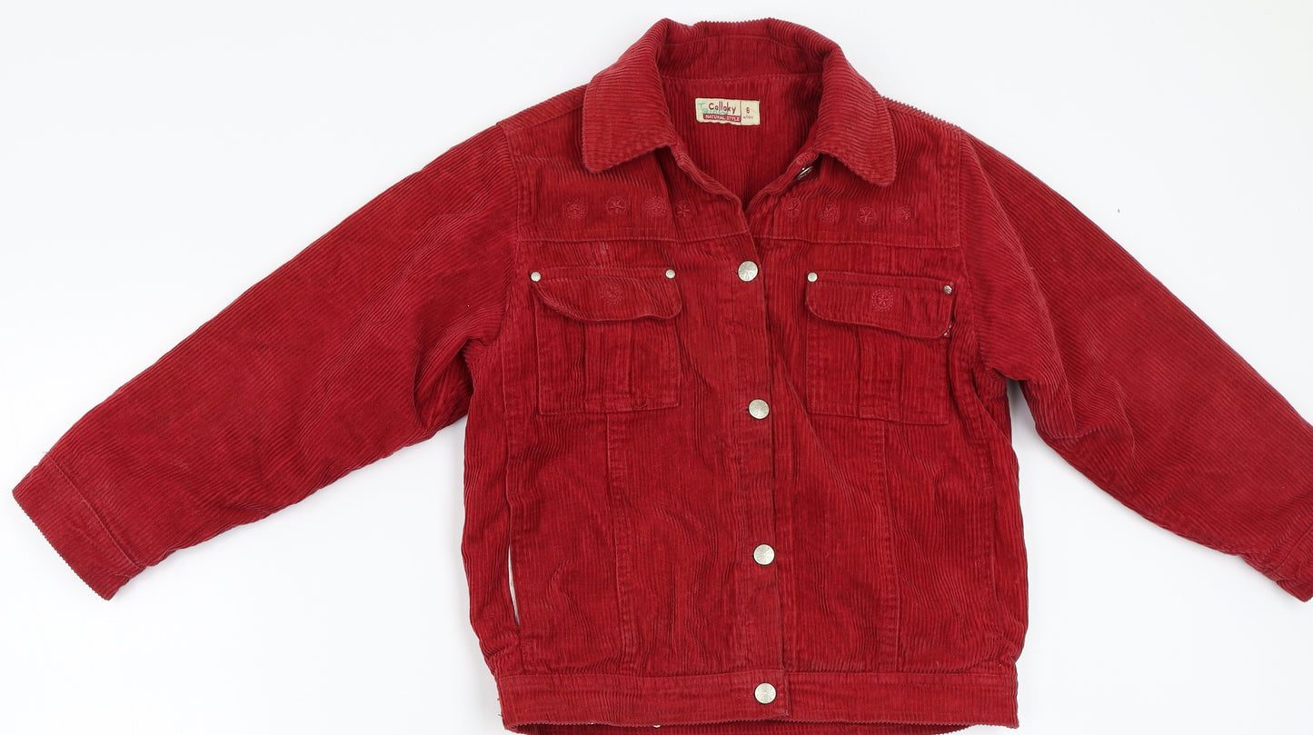 coloky Boys Red   Jacket Coat Size 6 Years