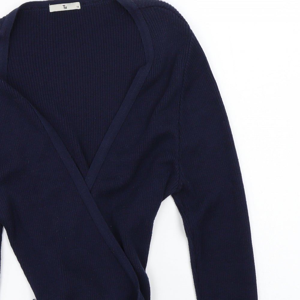 TU Womens Blue   Cardigan Jumper Size 14