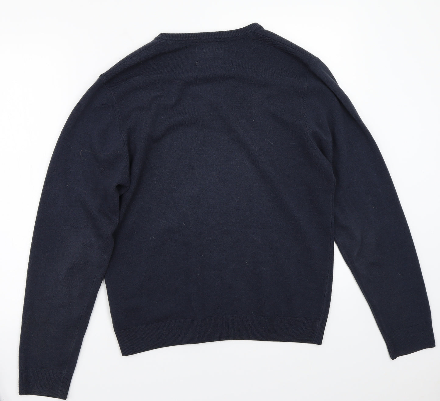 Marks and Spencer Mens Blue   Pullover Jumper Size M